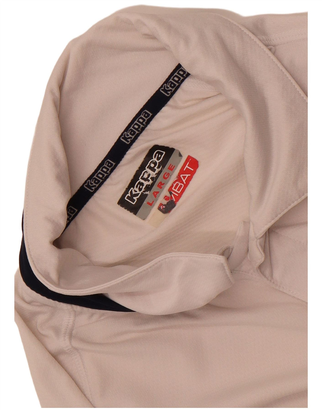 Polo grafica da uomo Kappa Large bianca