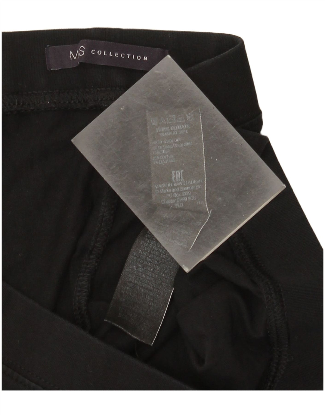 Leggings corti da donna Marks & Spencer UK 16 grande cotone nero