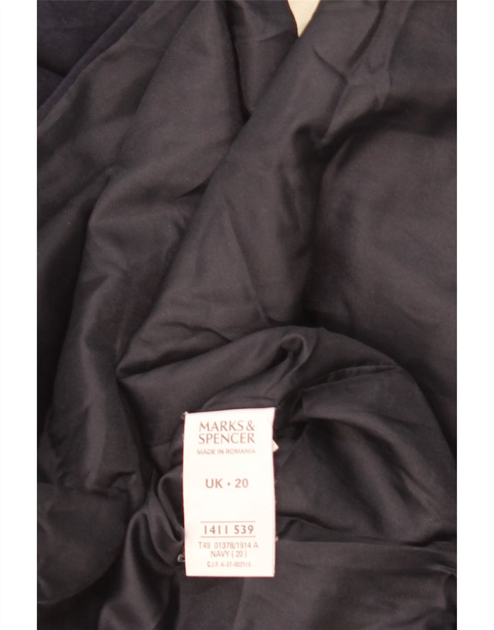 Giacca multiuso da donna Marks & Spencer UK 20 2XL poliestere blu navy