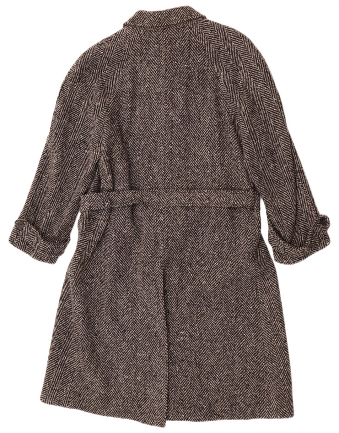 Cappotto Uomo Lebole IT 48 Lana Spinata Grigio Medio