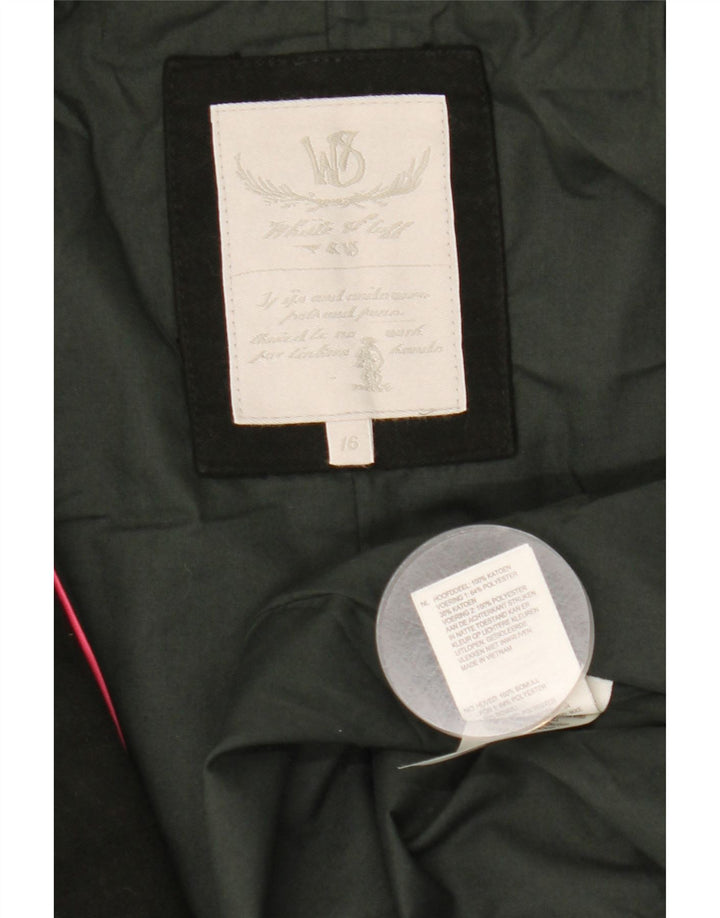 Cappotto da donna White Stuff UK 16 grande cotone kaki