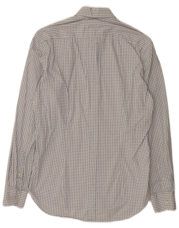 Camicia da uomo slim fit Best Company in cotone maculato bianco medio