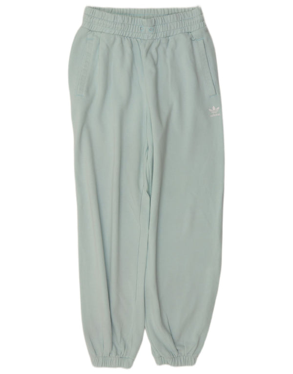 Pantaloni da tuta da donna Adidas Joggers UK 12 Medium Turchese Cotone
