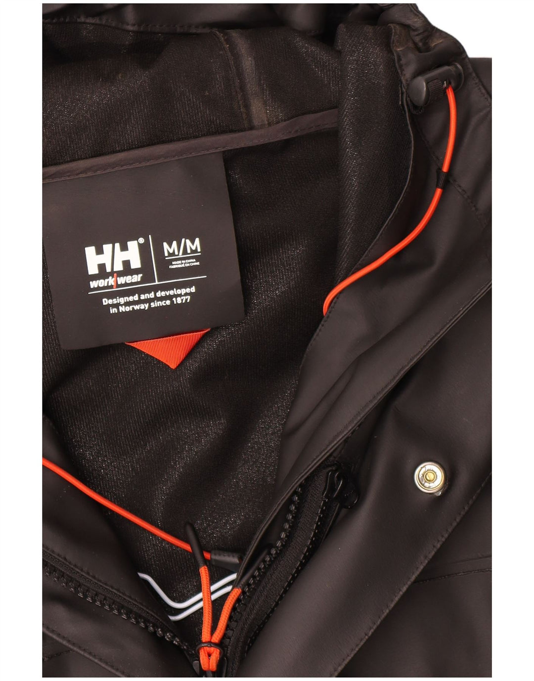 Giacca da uomo in ecopelle con cappuccio Helly Hansen UK 38 Polivinile nero medio