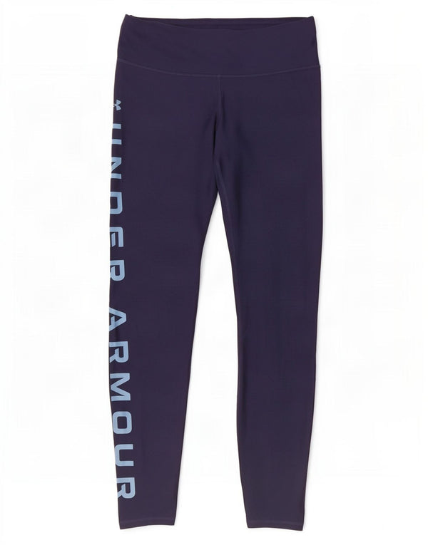 Leggings grafici da donna Under Armour Heat Gear UK 12 medio blu navy