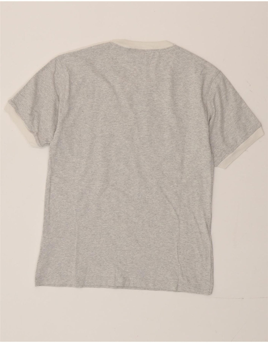 T-shirt grafica da donna Adidas Top UK 10 piccola in cotone grigio