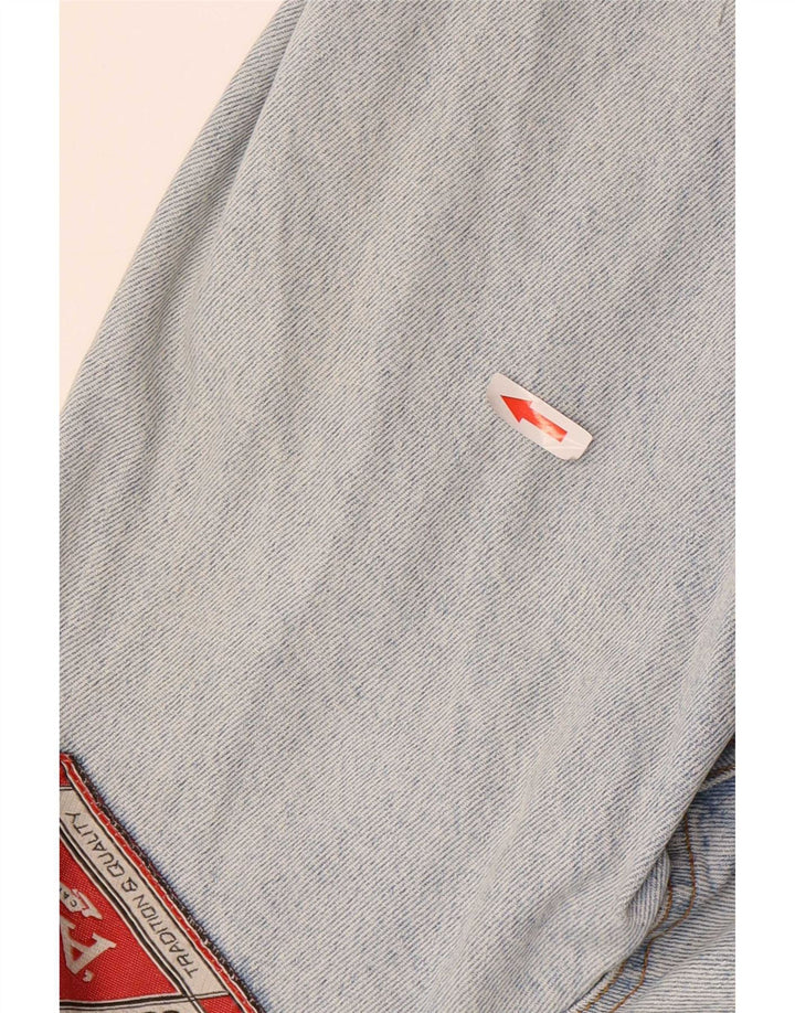 Giacca in denim grafico da uomo Compagnie Canadienne UK 38 Blu medio