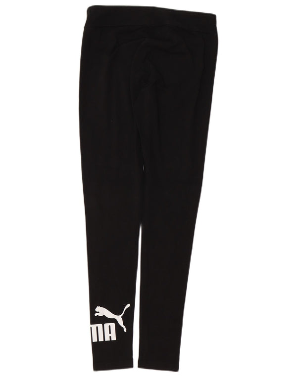 Leggings grafici PUMA da donna UK 10 piccoli cotone nero