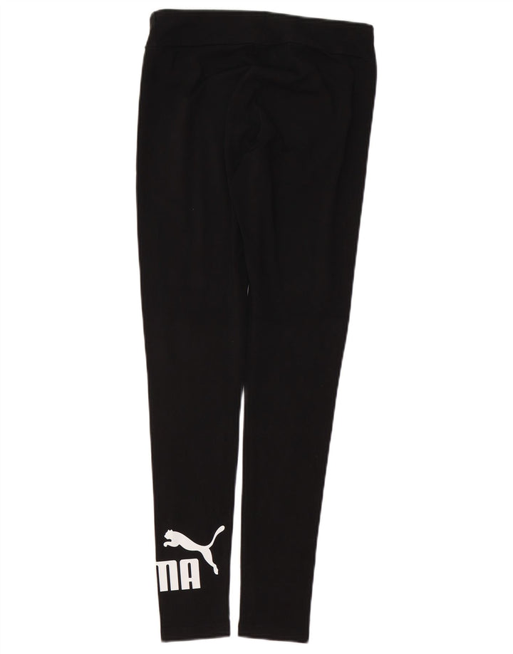 Leggings grafici PUMA da donna UK 10 piccoli cotone nero