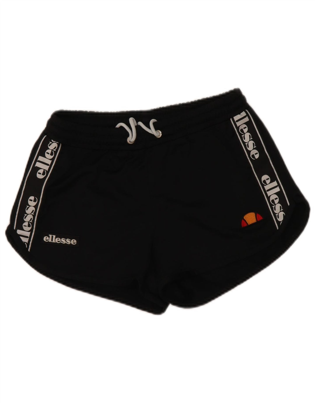 Pantaloncini sportivi grafici da donna Ellesse UK 8 piccoli poliestere nero