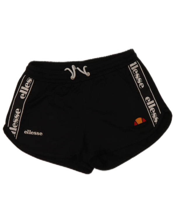 Pantaloncini sportivi grafici da donna Ellesse UK 8 piccoli poliestere nero