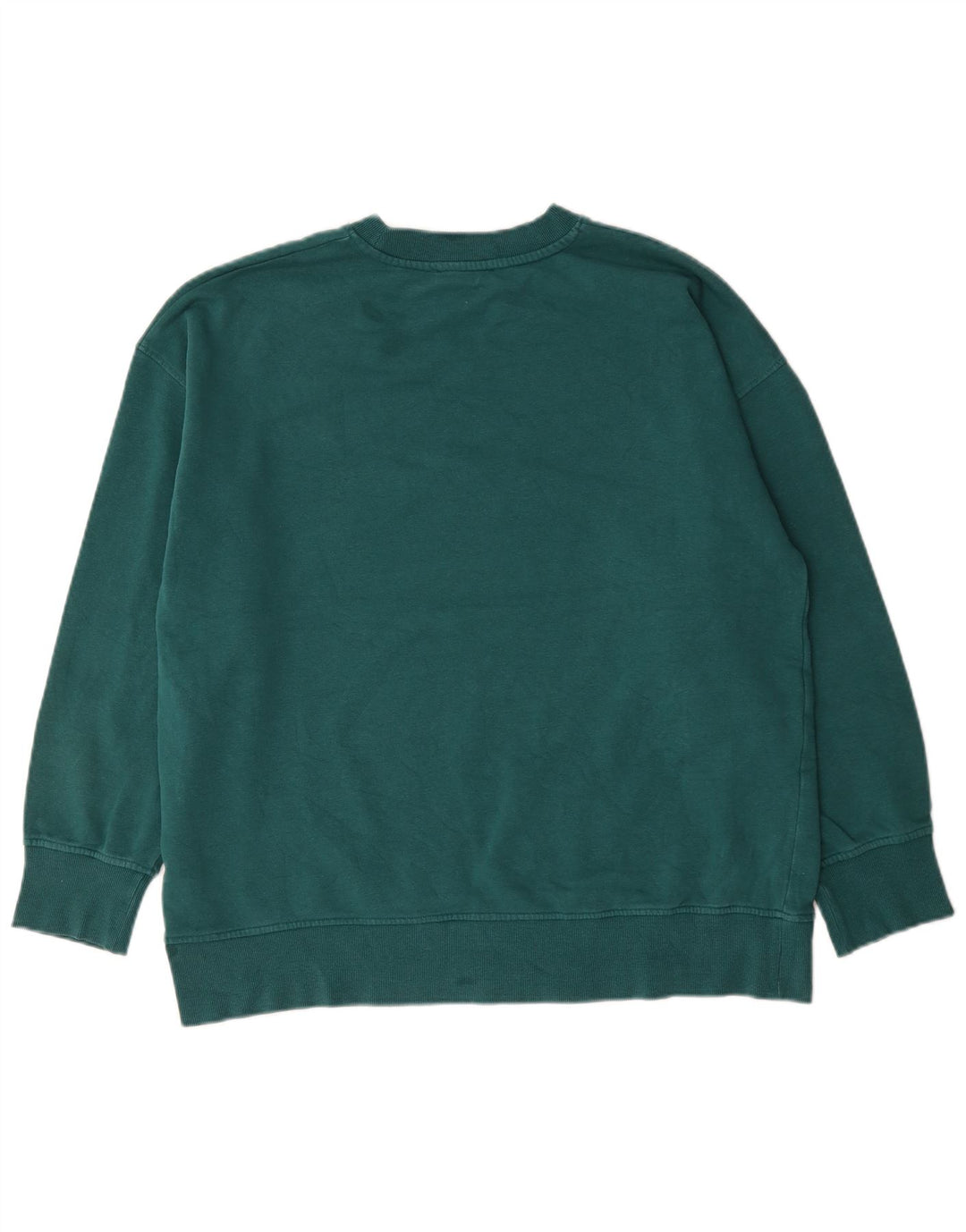 Felpa Zara Uomo Maglione Cotone Verde Medio