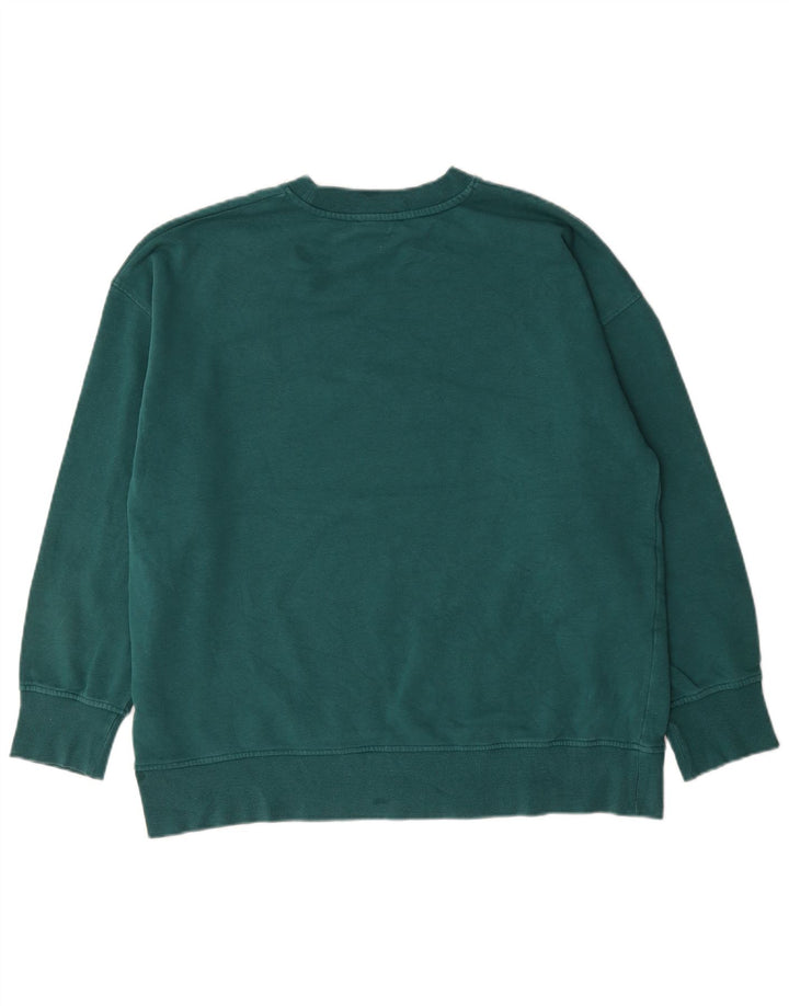 Felpa Zara Uomo Maglione Cotone Verde Medio