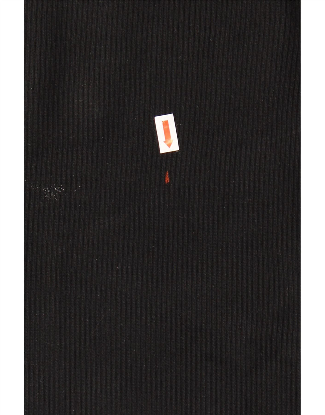 ZARA Maglione Corto da Donna con Scollo a Barca UK 8 Piccolo in Viscosa Nera