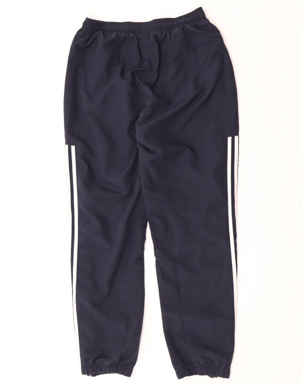 Pantaloni da tuta da uomo Adidas Joggers medi in poliestere blu navy