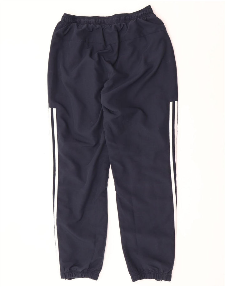 Pantaloni da tuta da uomo Adidas Joggers medi in poliestere blu navy