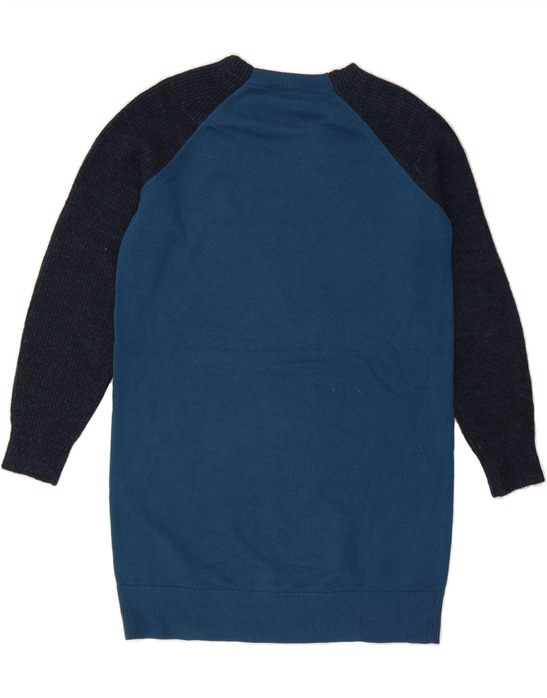 COS Womens Jumper Dress UK 10 Small Blue Colourblock Vintage Cos and Second-Hand Cos from Messina Hembry 