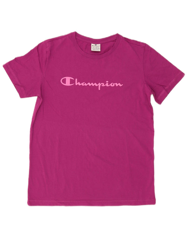 T-shirt grafica da donna Champion Top UK 18 XL Rosa