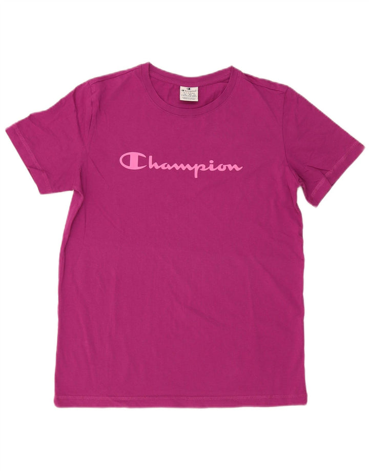 T-shirt grafica da donna Champion Top UK 18 XL Rosa