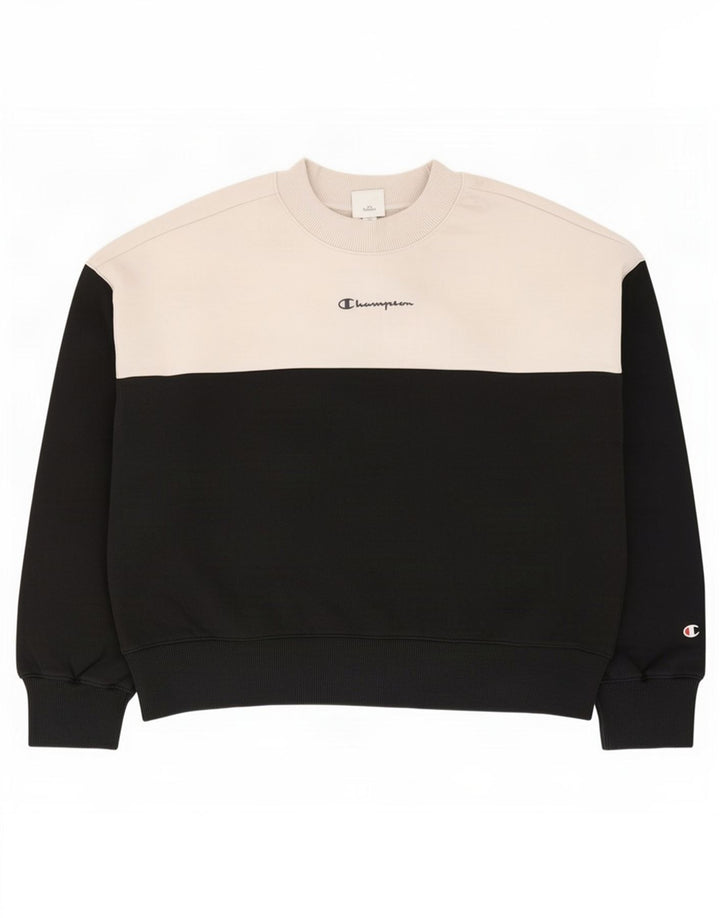 Felpa oversize da donna Champion UK 14 Medium Black Colourblock