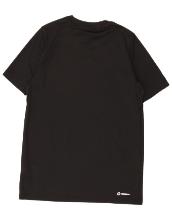 Maglietta Adidas Aeroready Graphic da bambino 13-14 anni in poliestere nero