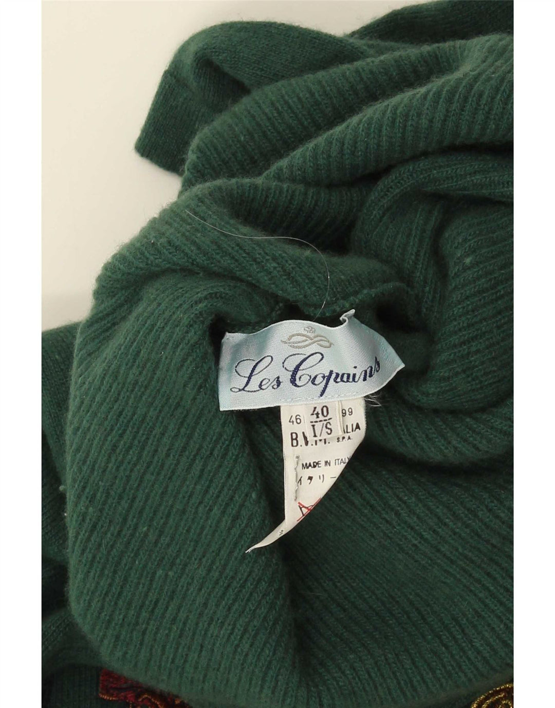 Abito maglione grafico oversize da donna Les Copains IT 40 piccolo verde
