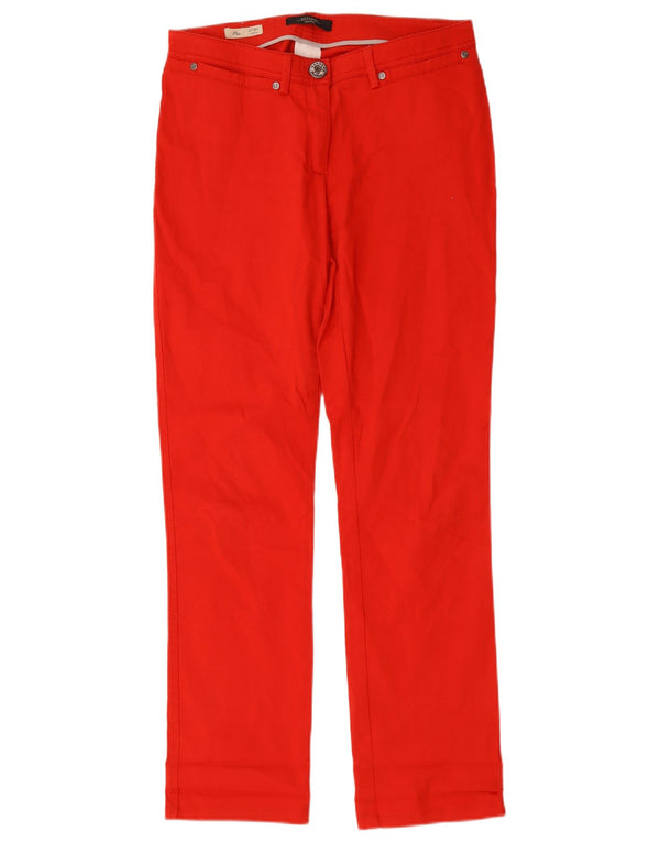 Pantaloni casual slim da weekend da donna Max Mara UK 12 Medium W32 L30 Rossi