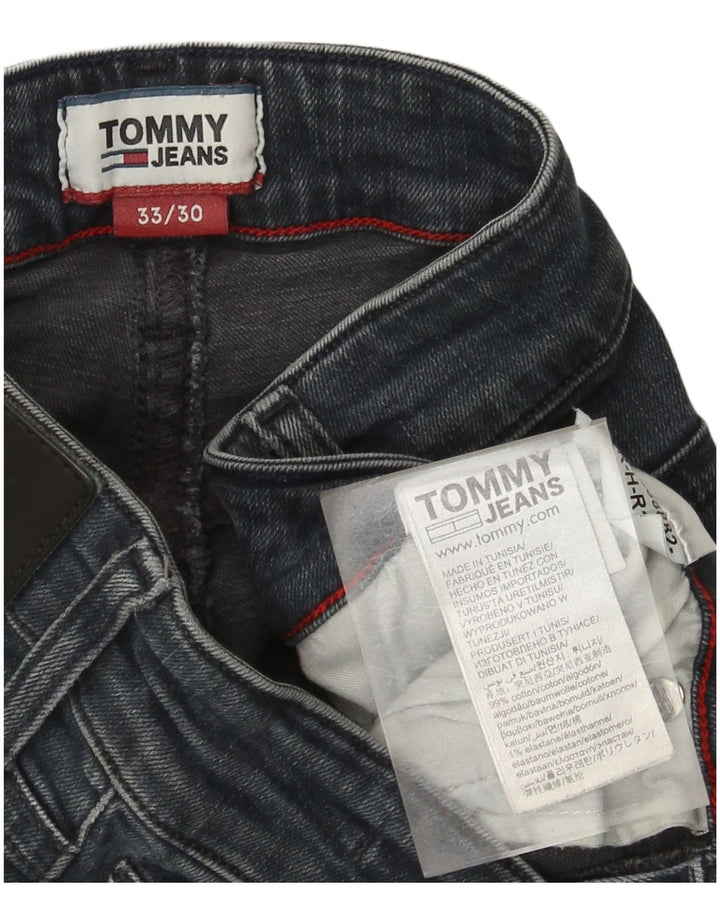 Jeans slim da uomo Tommy Hilfiger W33 L30 cotone blu