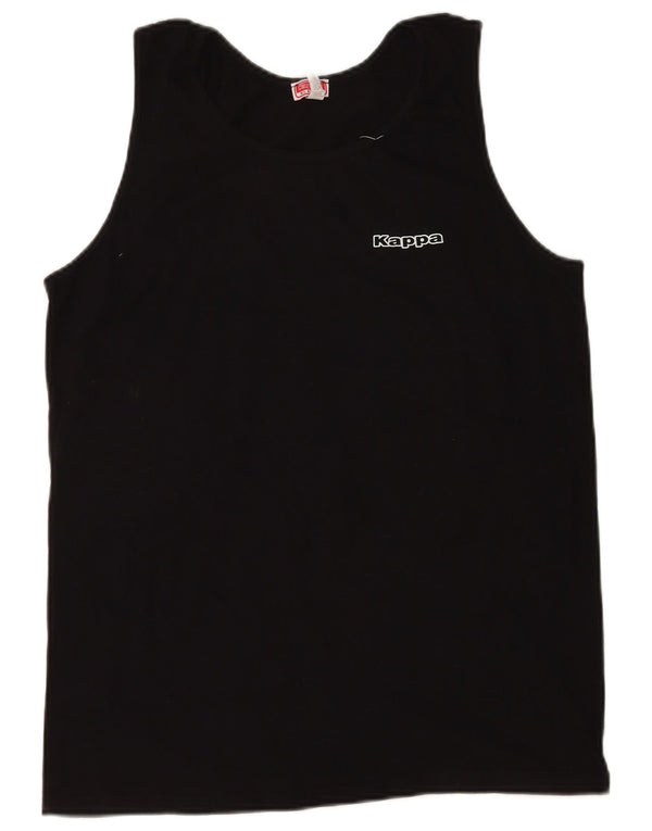 Canotta da uomo Kappa XL in cotone nero