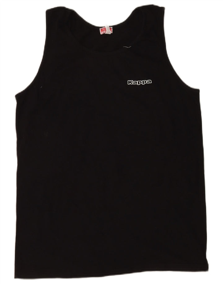 Canotta da uomo Kappa XL in cotone nero
