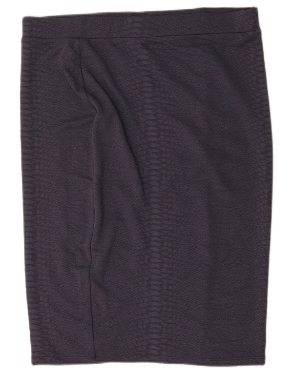 Gonna a tubino da donna Marks & Spencer UK 18 XL W36 Poliestere grigio
