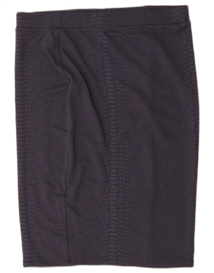 Gonna a tubino da donna Marks & Spencer UK 18 XL W36 Poliestere grigio