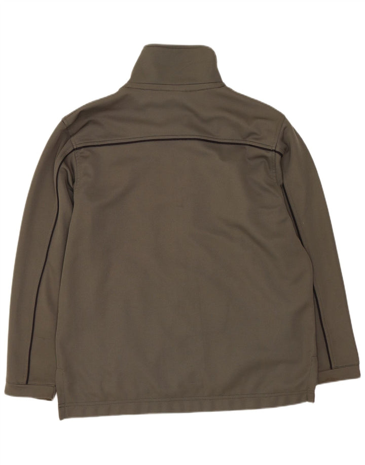 Giacca sportiva da uomo Asics, giacca media, kaki, in poliestere