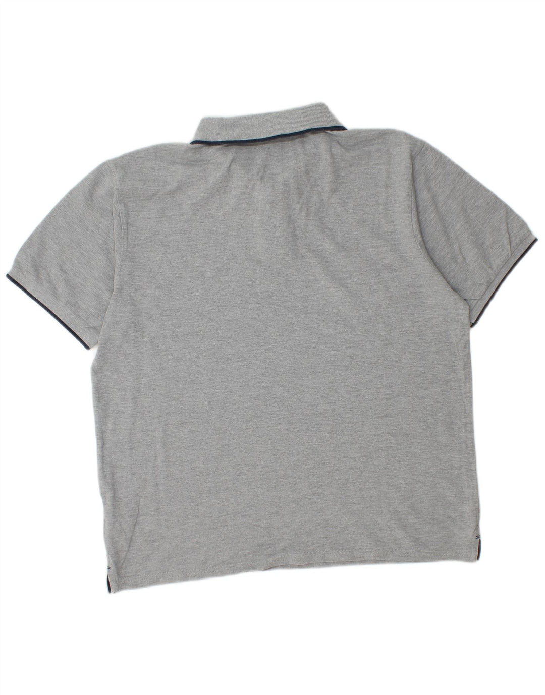 Polo da uomo North Sails grande in cotone mélange grigio