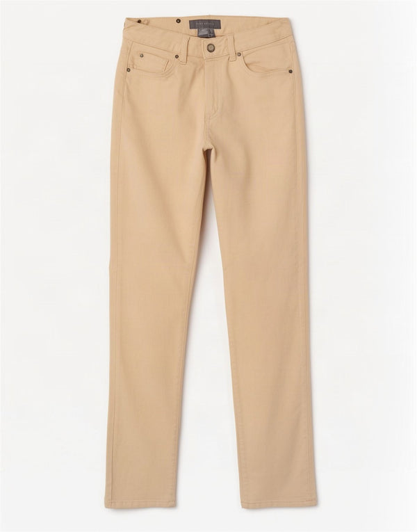 Jeans slim da donna Zara EU 36 XS W26 L28 Cotone beige