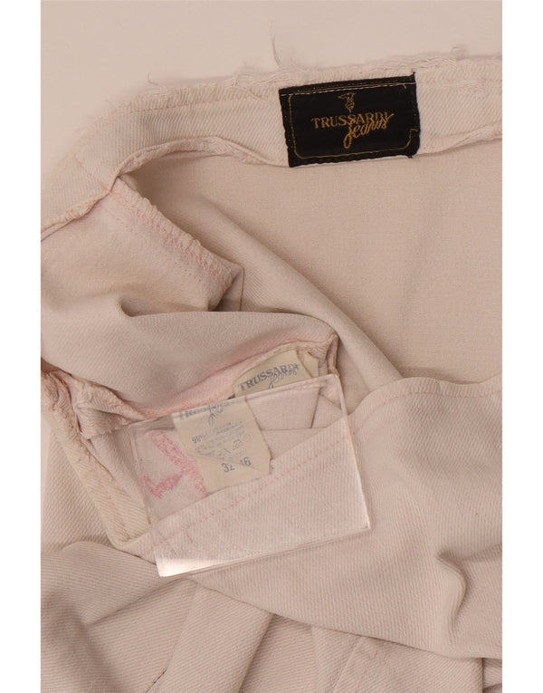 Gonna Donna Trussardi Jeans Denim IT 46 Large W32 Cotone Beige