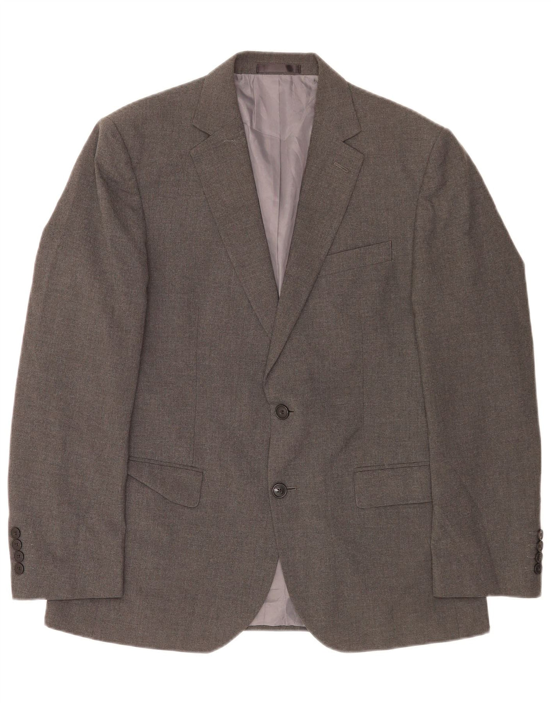 Giacca blazer a 2 bottoni vestibilità regolare da uomo Marks & Spencer UK 40 Grigio medio