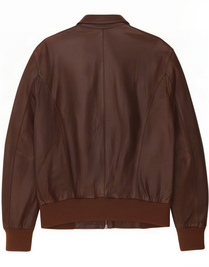 Giacca In Pelle Uomo Conbipel IT 48 Marrone Medio