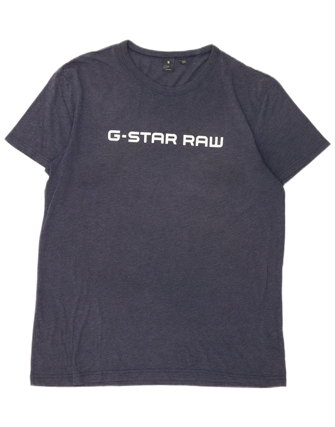 T-shirt grafica da uomo G-STAR Top XL in cotone blu navy
