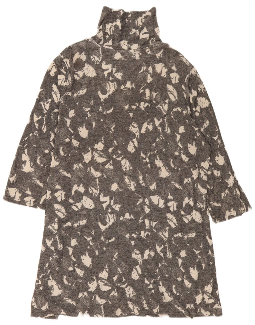 Abito a trapezio da donna Marks & Spencer con motivo astratto UK 16 grande grigio