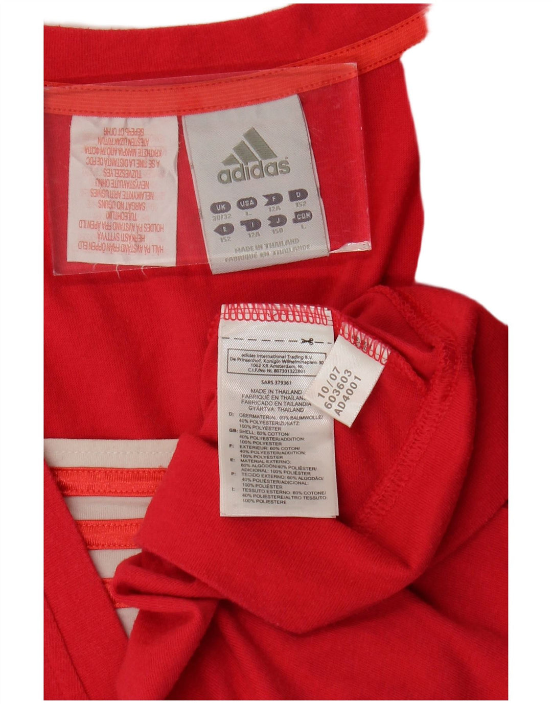 T-shirt grafica ADIDAS per ragazze 11-12 anni in cotone rosa