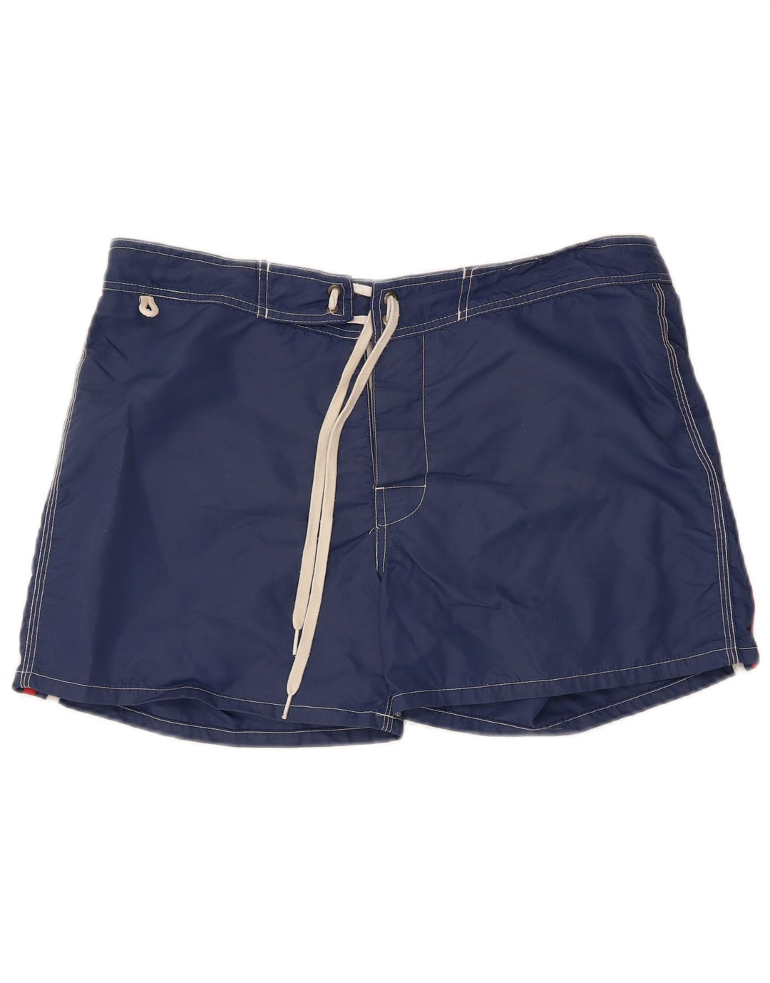 Pantaloncini da bagno da uomo Sundek grandi in nylon blu navy
