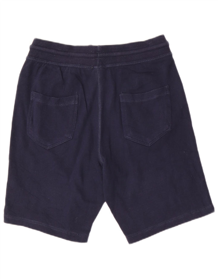 Pantaloncini sportivi da uomo Benetton medio cotone blu navy