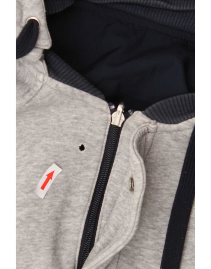 Giacca reversibile con cappuccio Nike da uomo UK 38 medio cotone blu navy