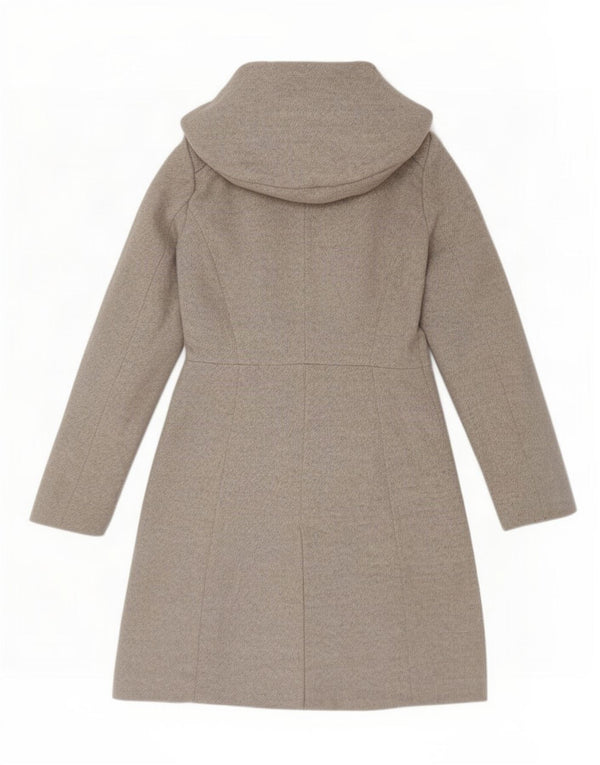 Soprabito con cappuccio da donna Zara UK 12 acrilico grigio medio