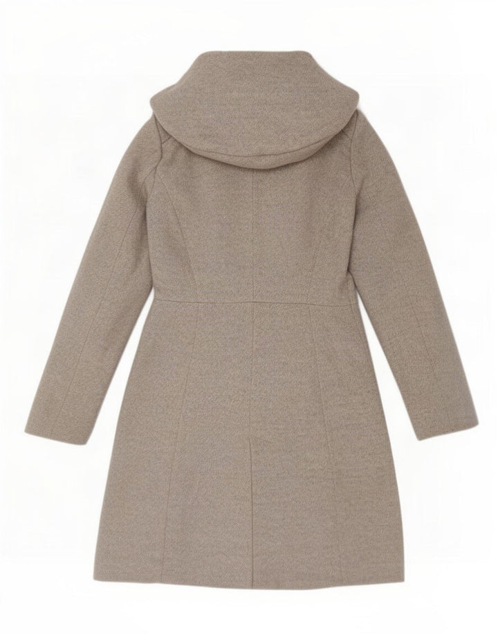 Soprabito con cappuccio da donna Zara UK 12 acrilico grigio medio