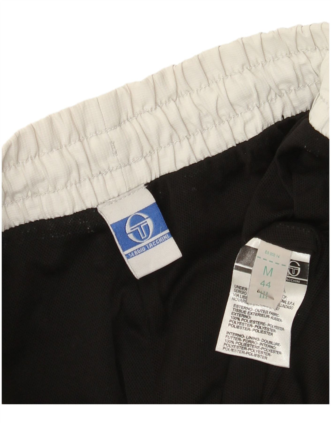 Pantaloni Tuta Donna Sergio Tacchini IT 44 Medium Nero Colourblock