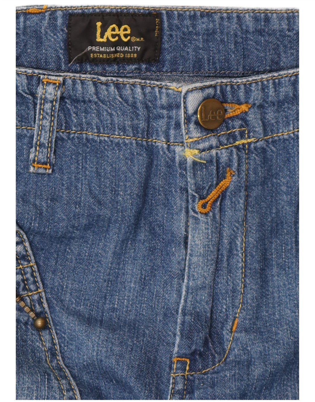 Jeans dritti da donna LEE W32 L32 Blu