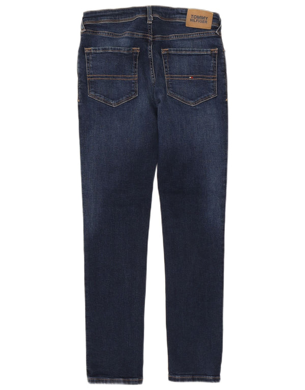 Tommy Hilfiger Ragazzi Skinny Jeans 11-12 anni W26 L27 Blu Navy Cotone