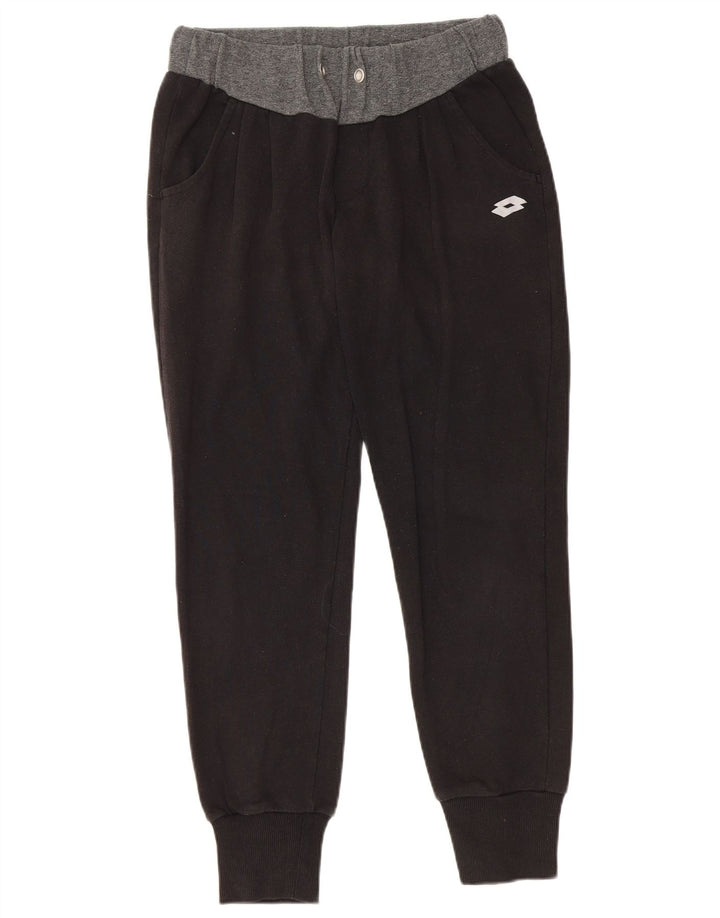 Pantaloni da tuta da donna LOTTO Joggers UK 6 XS Nero Colourblock